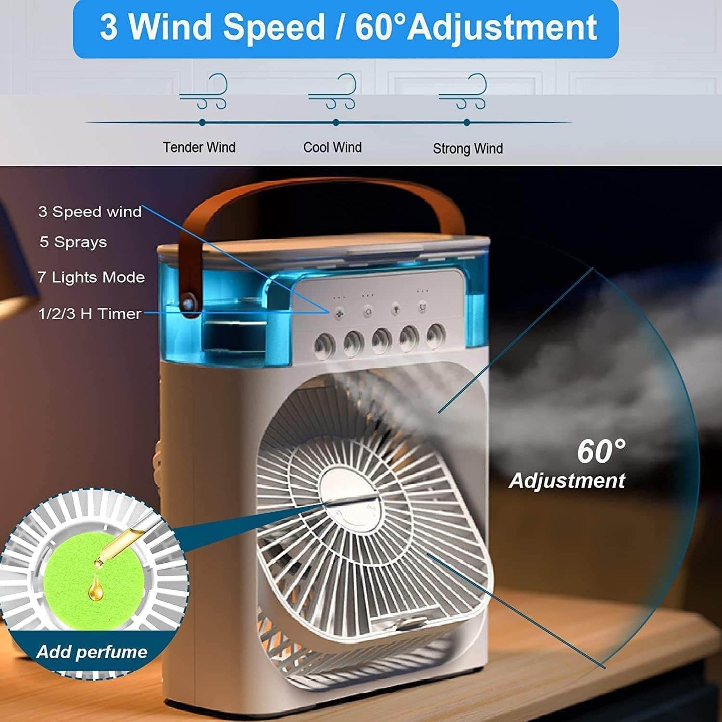 AquaBreeze™ | Portable Humidifier Air Cooler - yagastore
