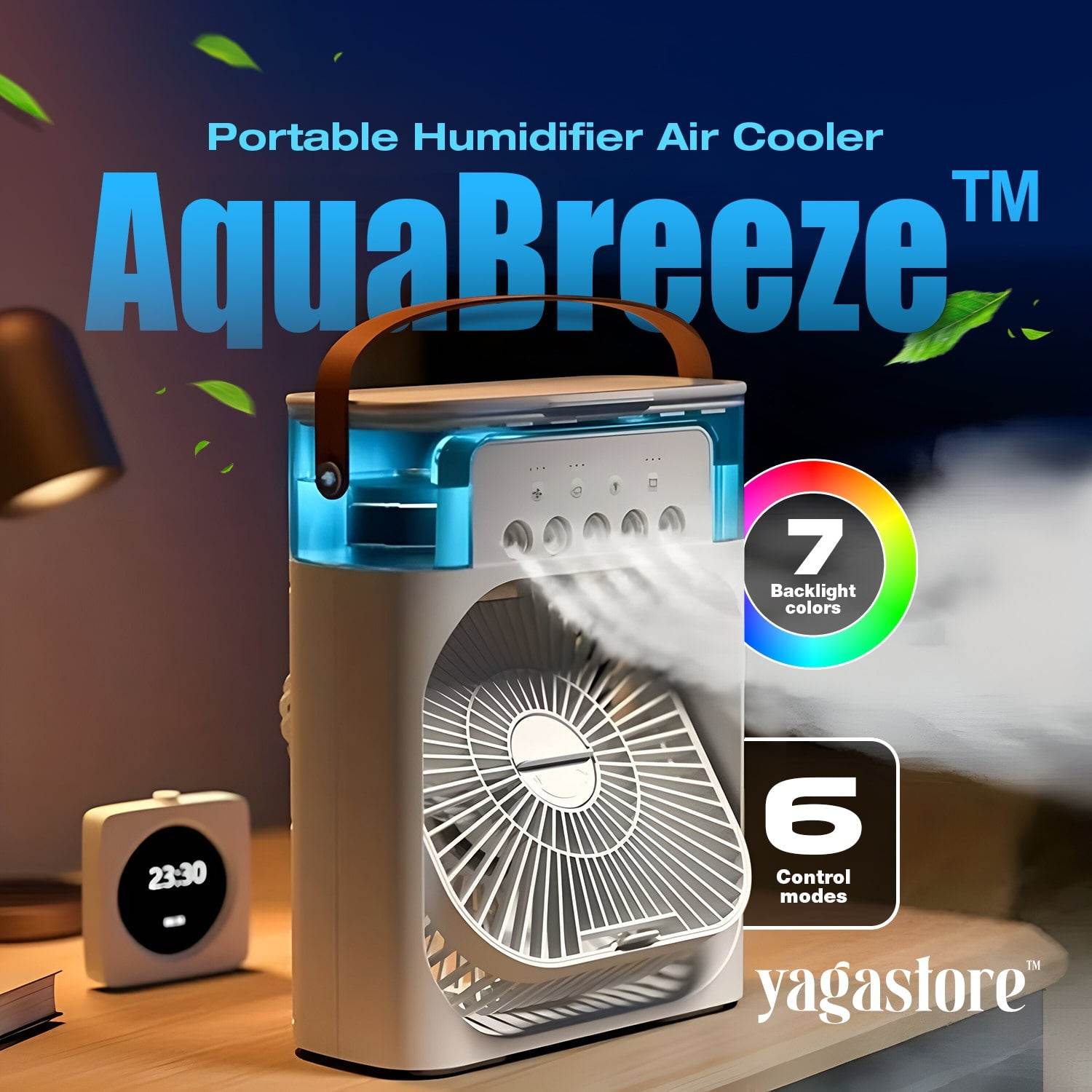 AquaBreeze™ | Portable Humidifier Air Cooler - yagastore