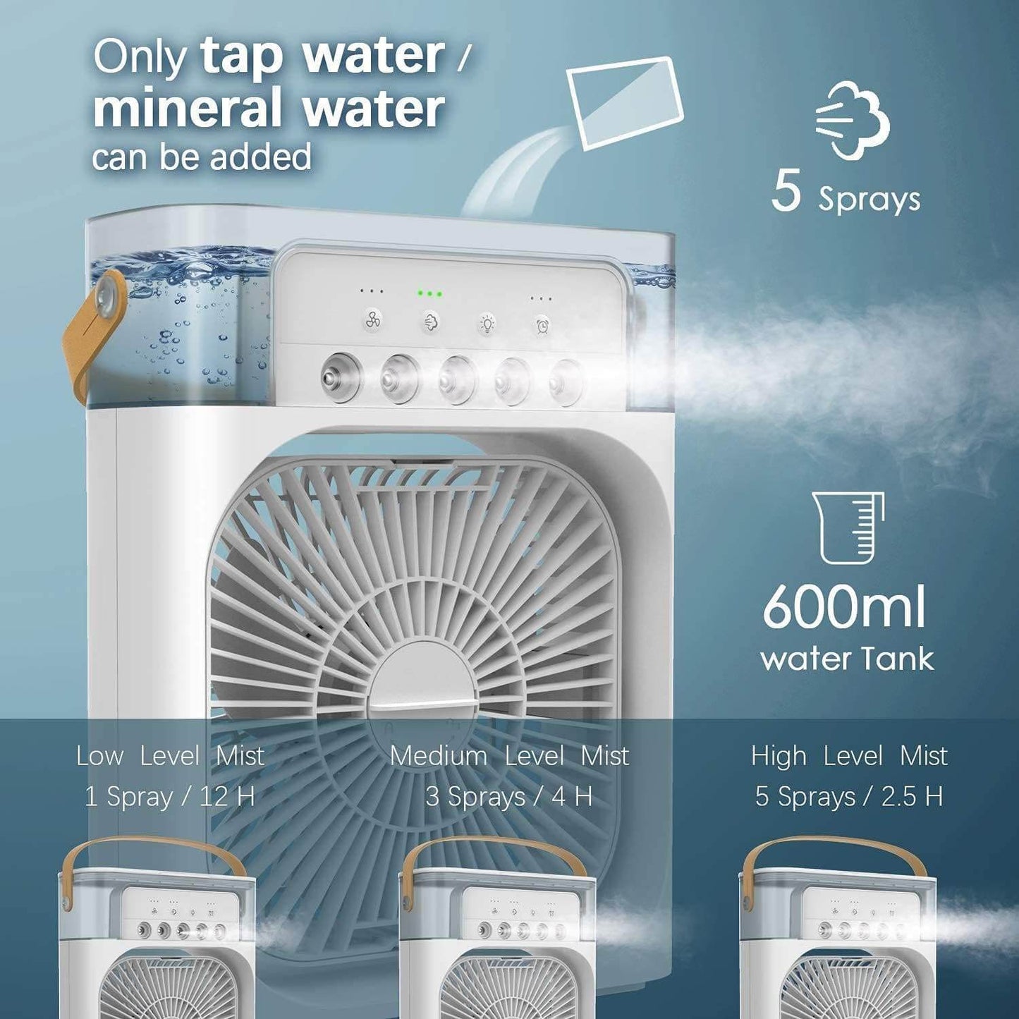 AquaBreeze™ | Portable Humidifier Air Cooler - yagastore